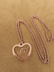 玫瑰金頸鏈 ∣ Rose Gold Necklace